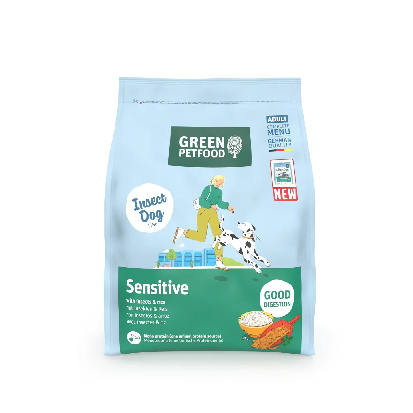 Green Pet Food | InsectDog Sensitive Dry Food | Vetopia