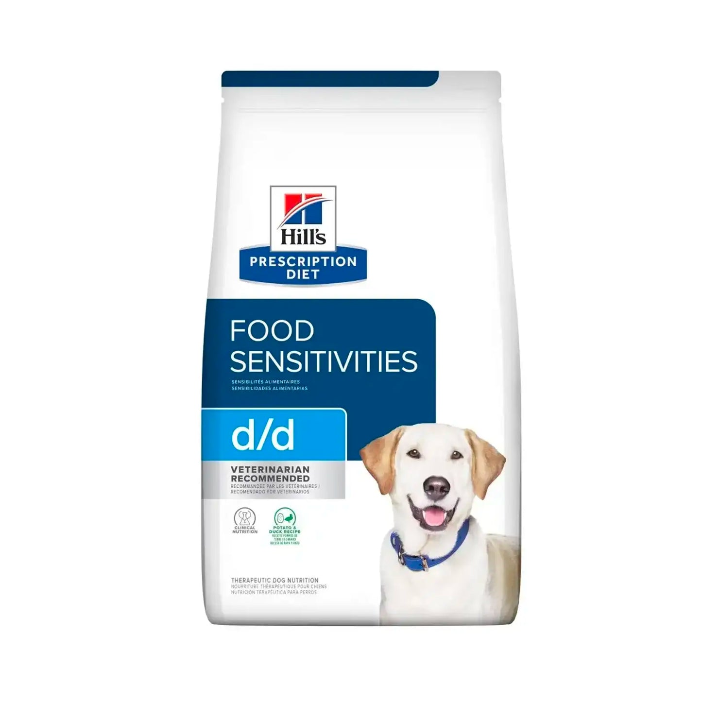 Hill's Prescription Diet - Canine D/D Skin Sensitivities "Potato & Duck" 8lbs