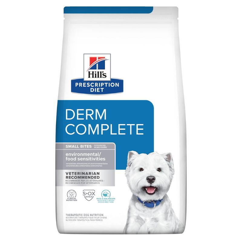 Hill's Derm Complete (Small Bite) Prescription Dog Food - Vetopia Online Store (Comparable to Hill's Z/D, D/D Duck, D/D Salmon and Derm Defense.)