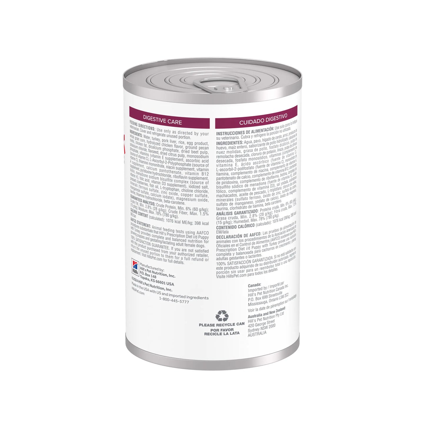 Hill's Prescription Diet - Canine i/d Puppy Turkey Digestive Care Canned