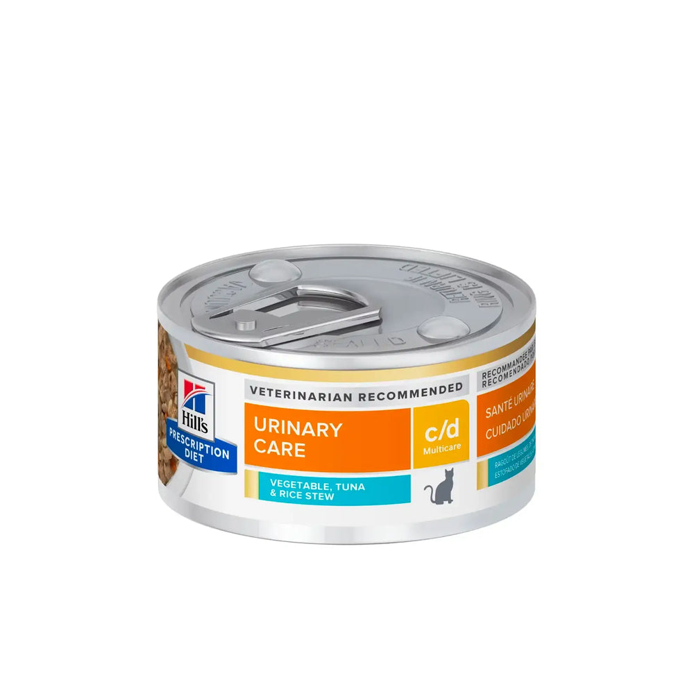 Hill's Prescription Diet - Feline C/D Urinary Care Vegetable, Tuna & Rice Stew 2.9oz