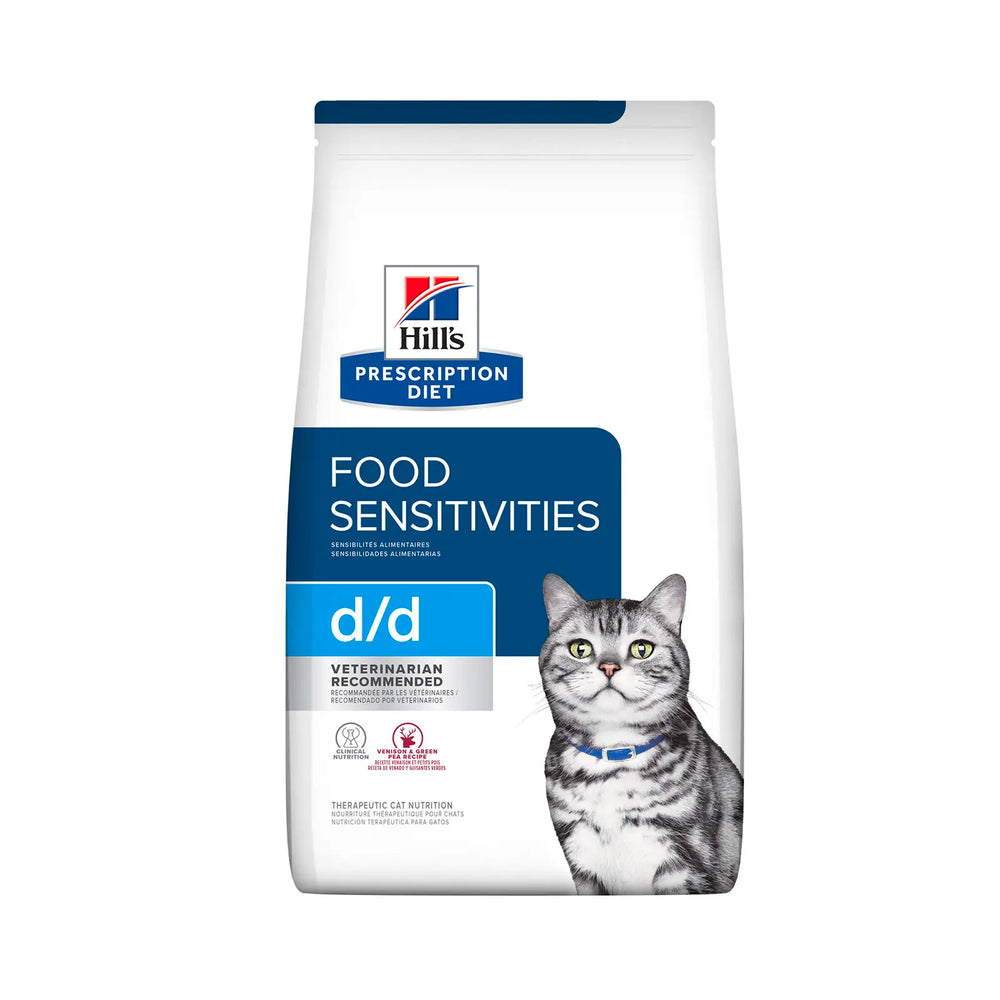 Hill's Prescription Diet - Feline D/D Skin Sensitivities "Venison & Greenpea" 3.5lbs