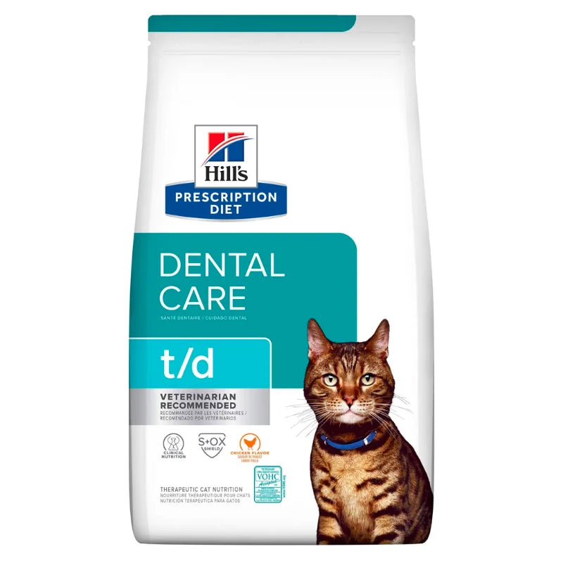 Hill's t/d Dental Care Prescription Cat Food | Vetopia