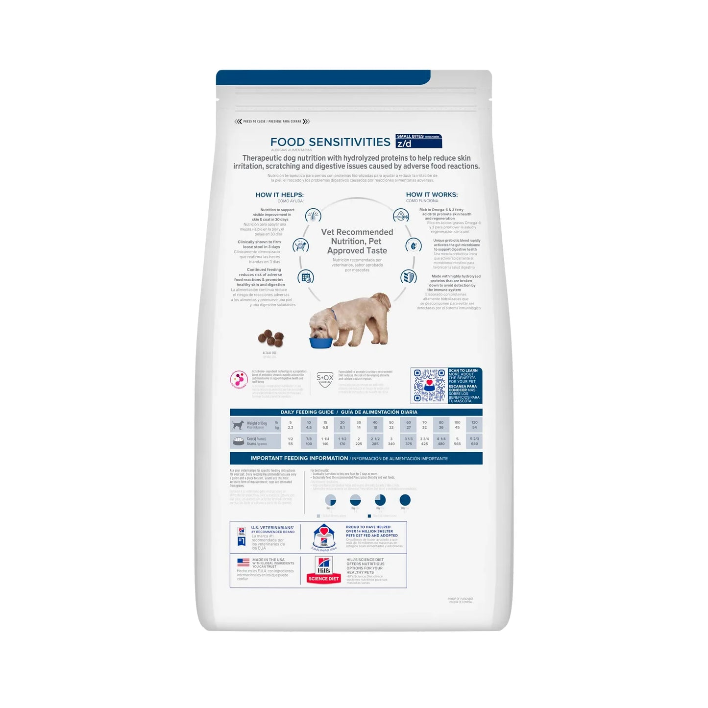 Hill's Prescription Diet | Z/D® Canine Small Bites 1.5kg | Vetopia