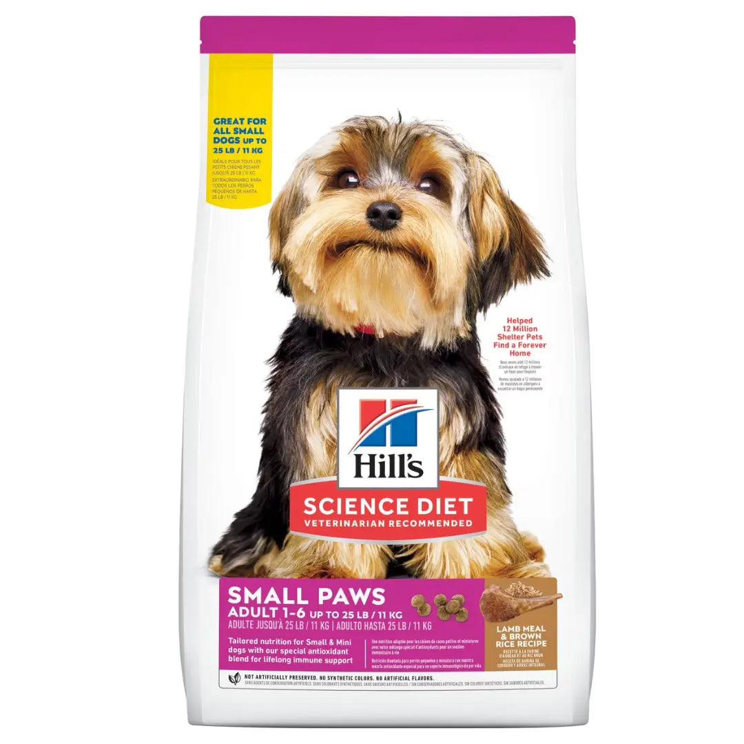 Hill's Science Diet Adult Small Paws Lamb Meal & Rice