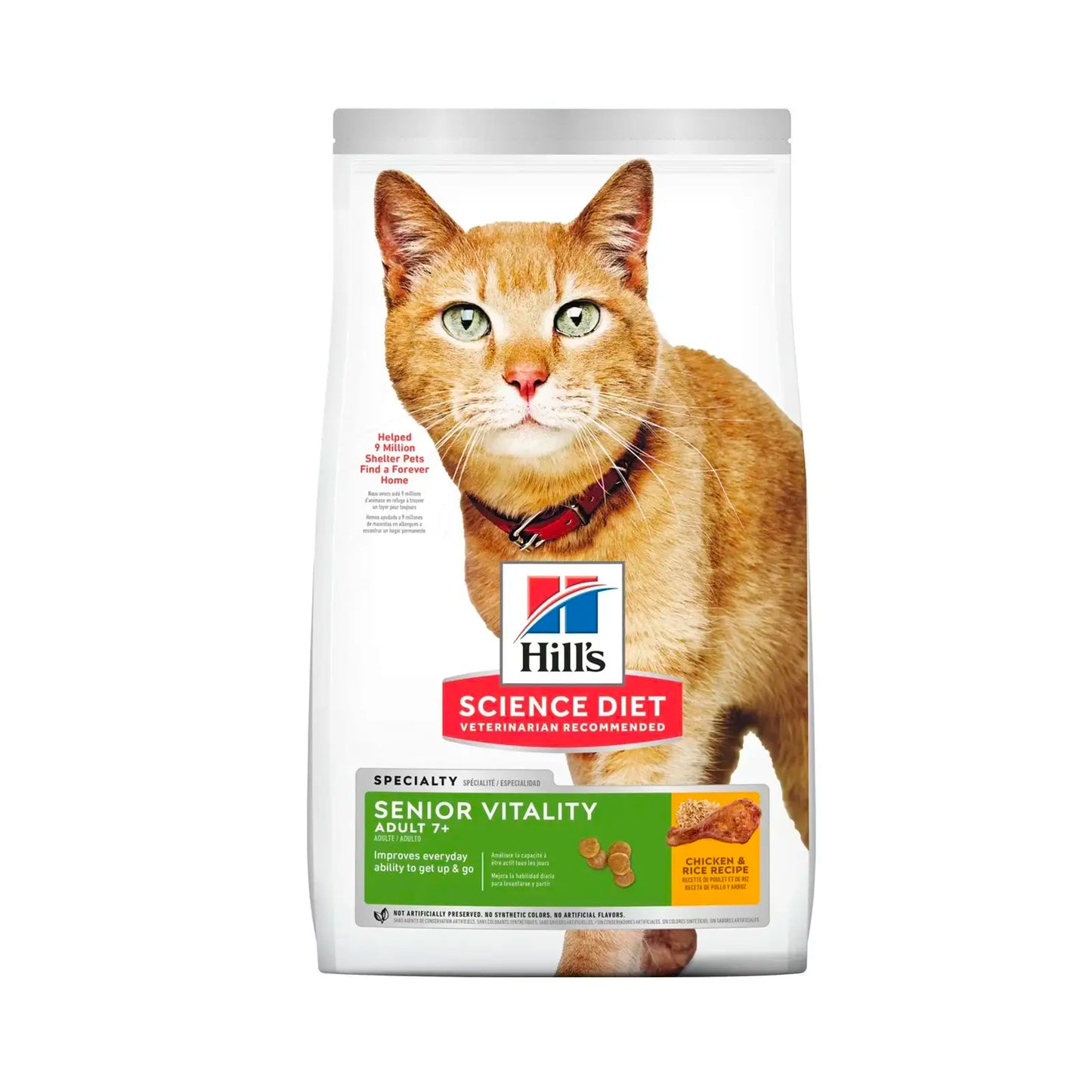 Hill's Science Diet (Specialty) - Feline Adult 7+ Vitality Chicken & Rice