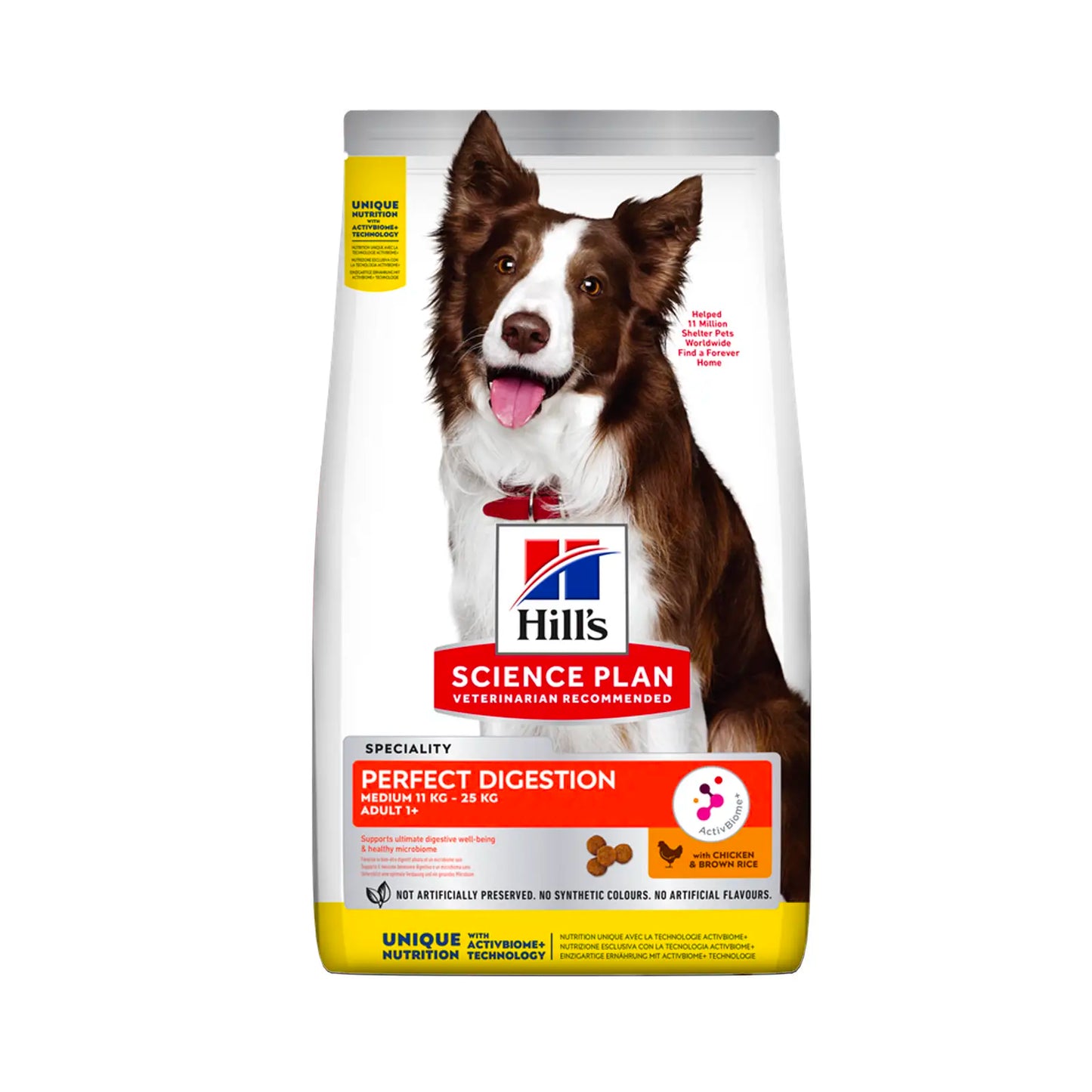 Hill's Science Diet (Specialty) - Perfect Digestion Canine Adult 1+ Chicken, Brown Rice & WholeOats 3.5lbs