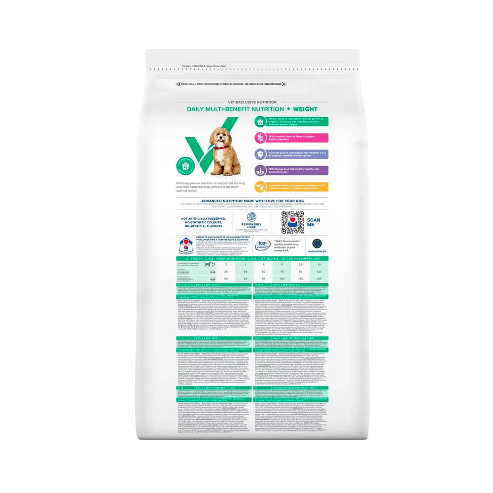 Hill's VetEssentials Diet - Canine Neutered Adult Small & Mini 2kg