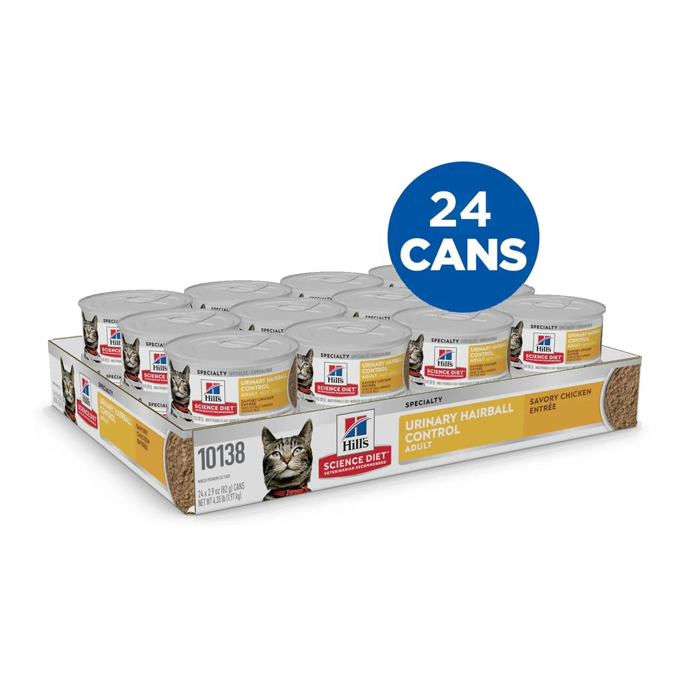 Hill's Science Diet Urinary Hairball Control Canned Cat Food - Vetopia