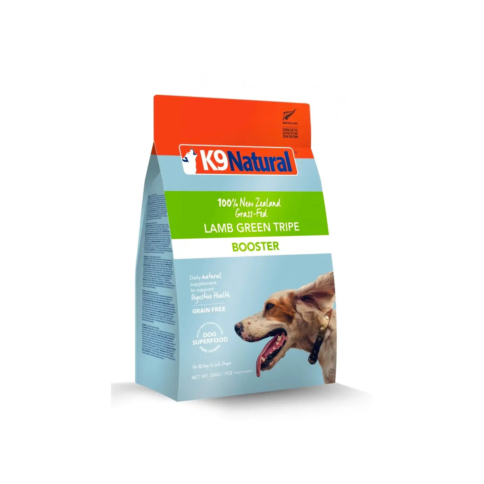 ドッグフード K9 Natural Lamb Green Tripe Booster 200g K9 Natural Booster Lamb Green Tripe Freeze-Dried Dog Food