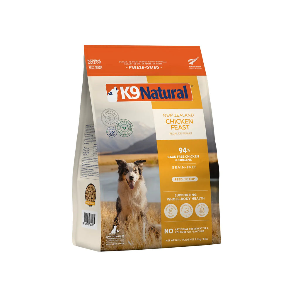 K9 Natural Freeze Dried Dog Food - Chicken Feast - Vetopia
