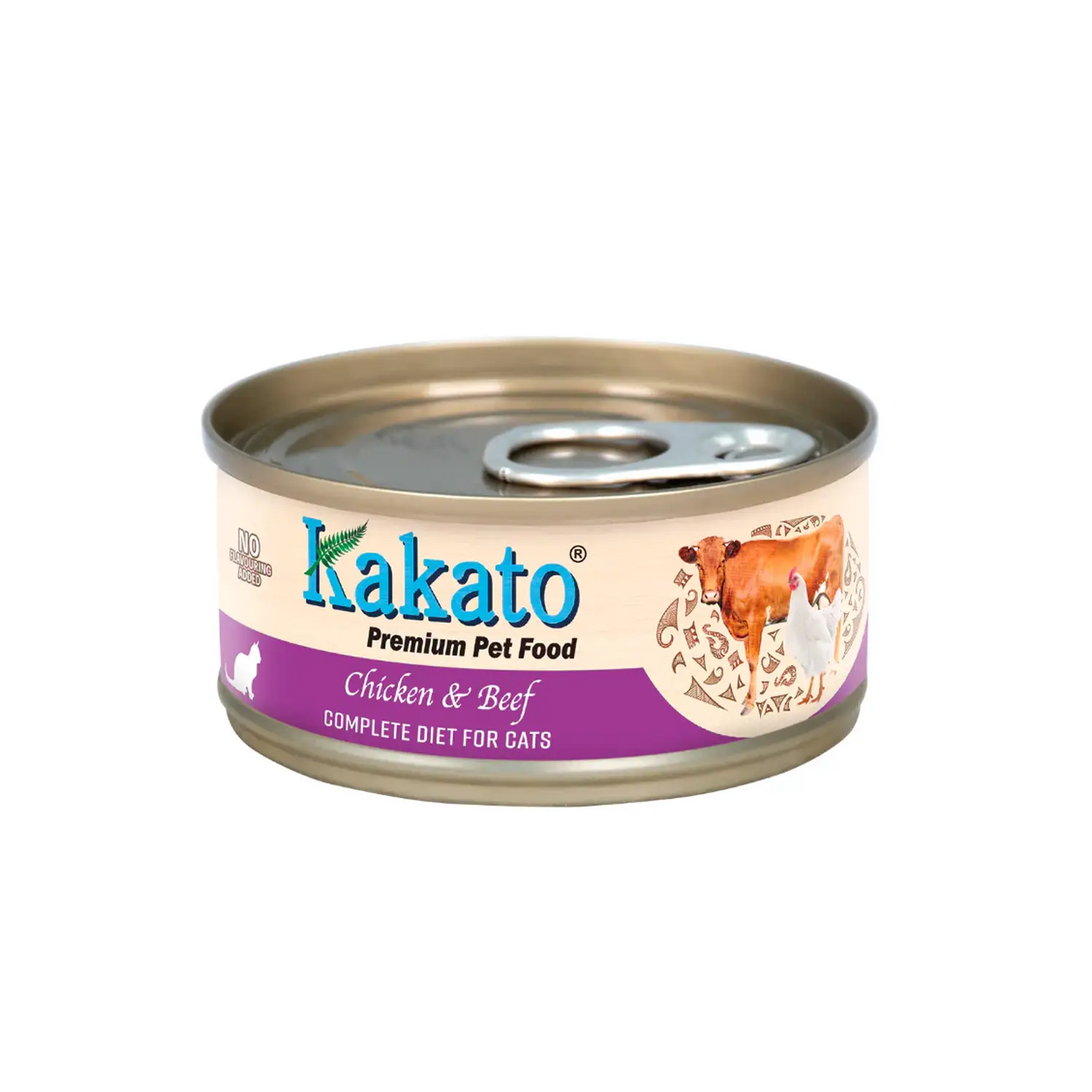 Kakato Complete Diet Tinned Food - Chicken & Beef 70g