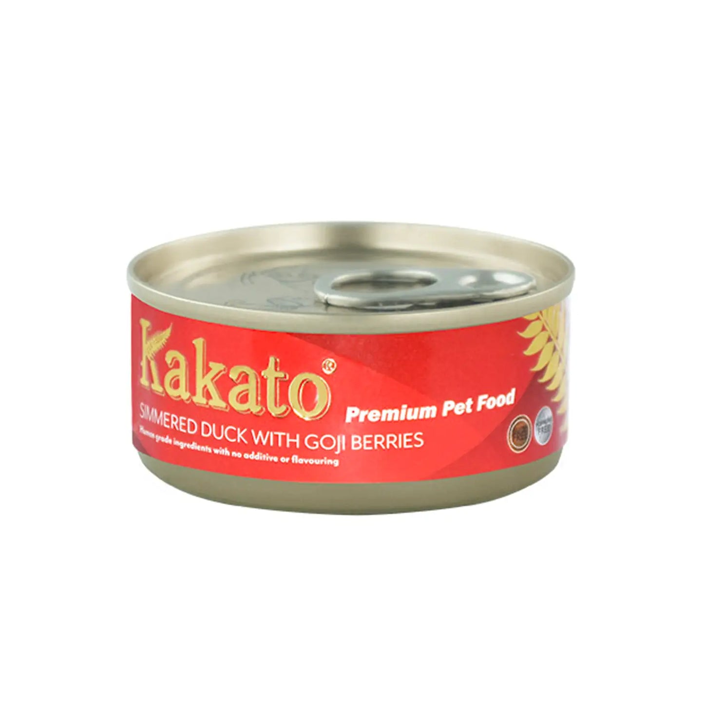 Kakato Golden Fern Series - Simmered Duck With Goji Berries (Dogs & Cats) Canned 70g