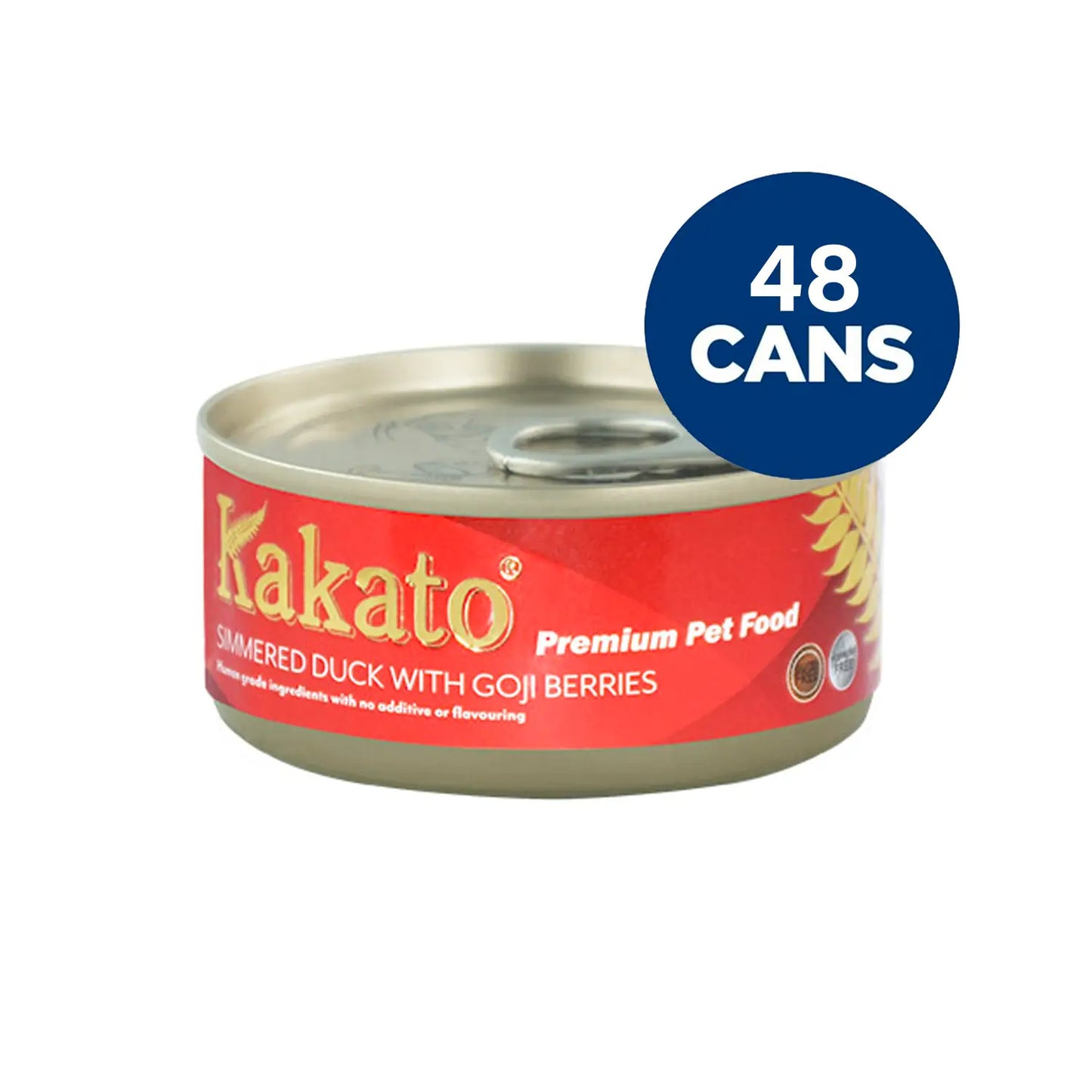 Kakato Golden Fern Series - Simmered Duck With Goji Berries (Dogs & Cats) Canned 70g