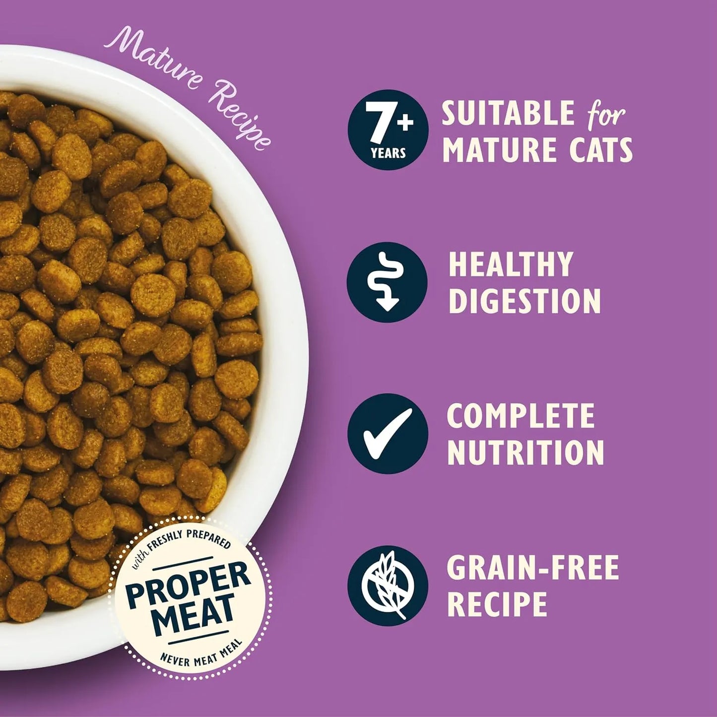 Lily's Kitchen - Fish & Turkey Senior Cat Dry Food - Vetopia