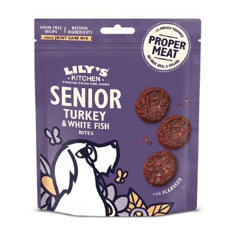 For the more refined woofer, a bespoke blend of freshly prepared turkey and white fish, flaxseed and our joint care mix developed with pet nutritionists.