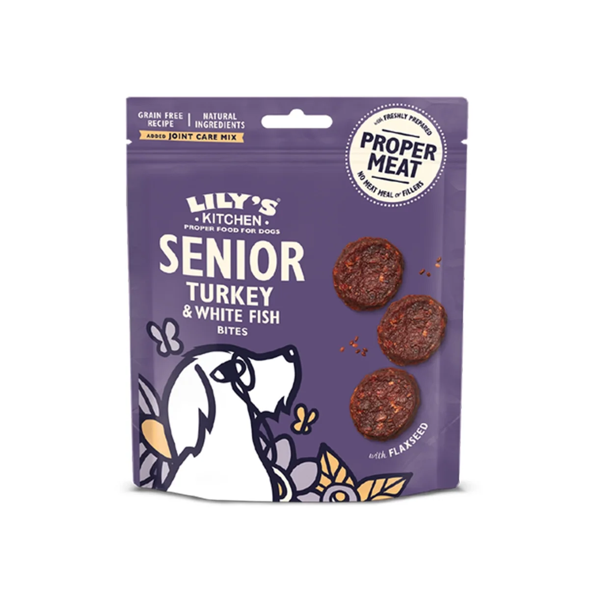 Lily's Kitchen - Senior Turkey & White Fish Bites 70g - Vetopia