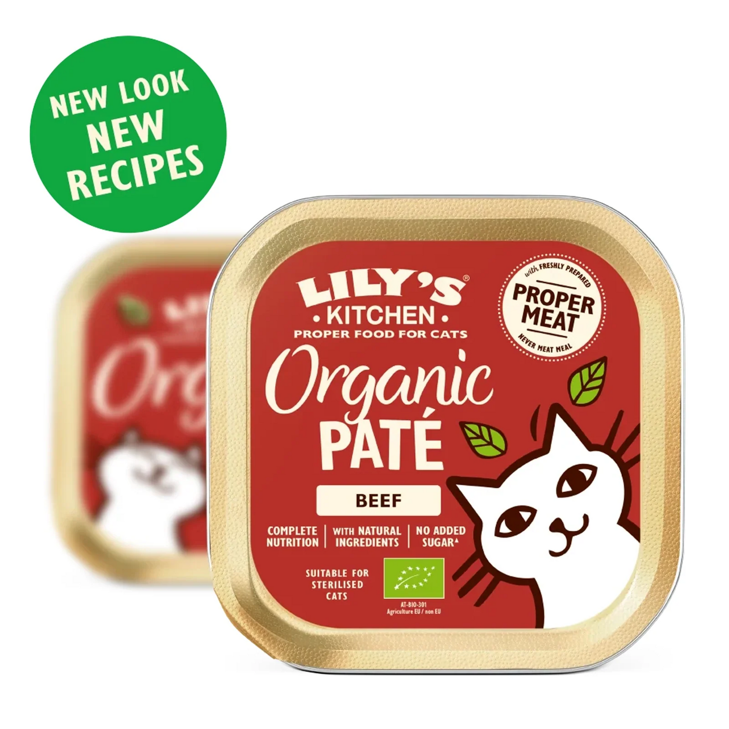 Lily's Kitchen - Wet Food For Cats - Organic Beef Paté 85g - Vetopia
