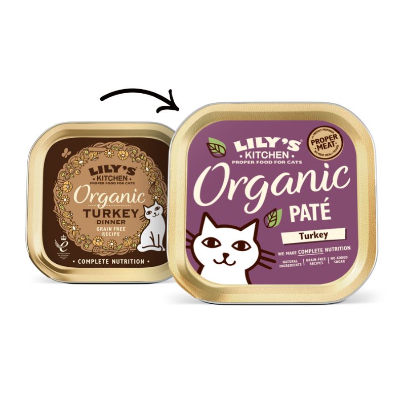 Lily's Kitchen - Wet Food For Cats - Organic Turkey Paté 85g - Vetopia