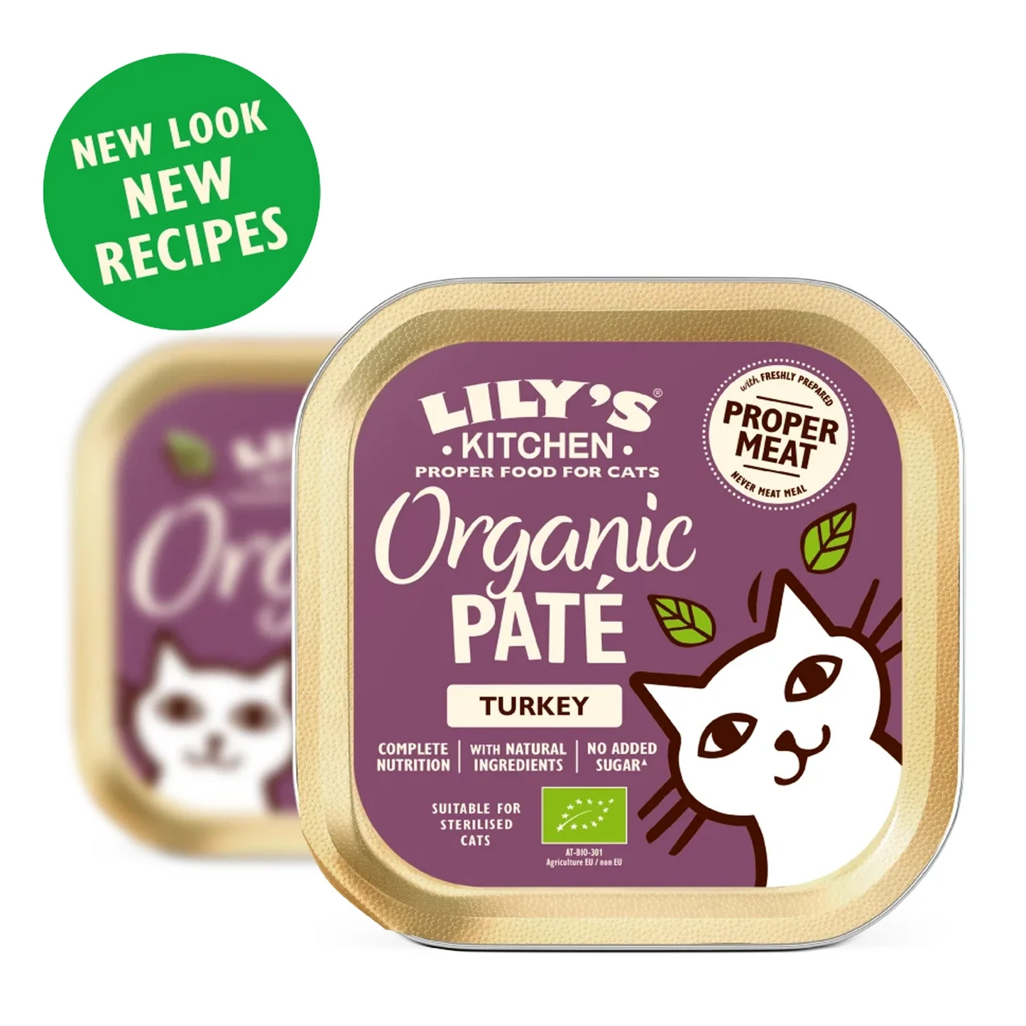 Lily's Kitchen - Wet Food For Cats - Organic Turkey Paté 85g - Vetopia