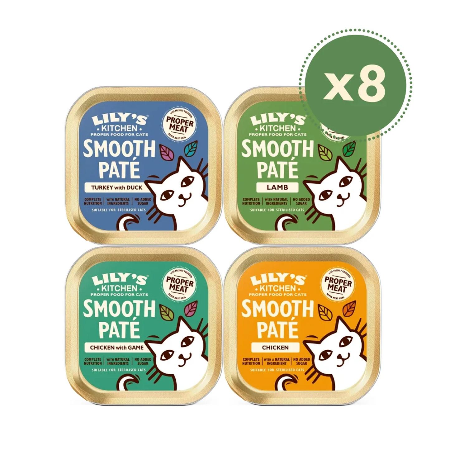 Lily's Kitchen - Wet Food For Cats - Paté Selection Multipack