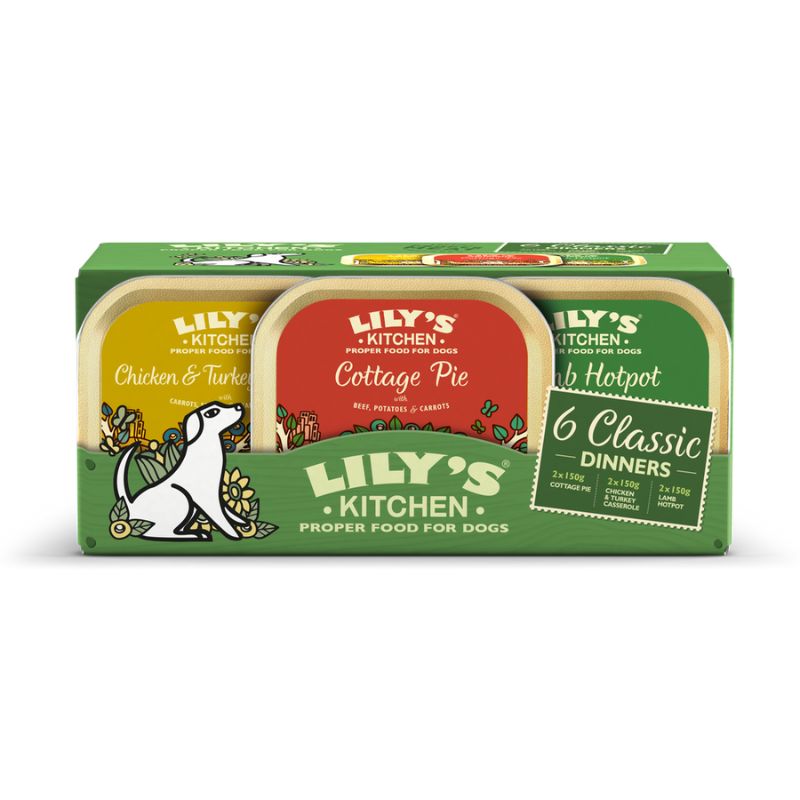 Lily's Kitchen - Wet Food For Dogs - Classic Multipack 150g x 6