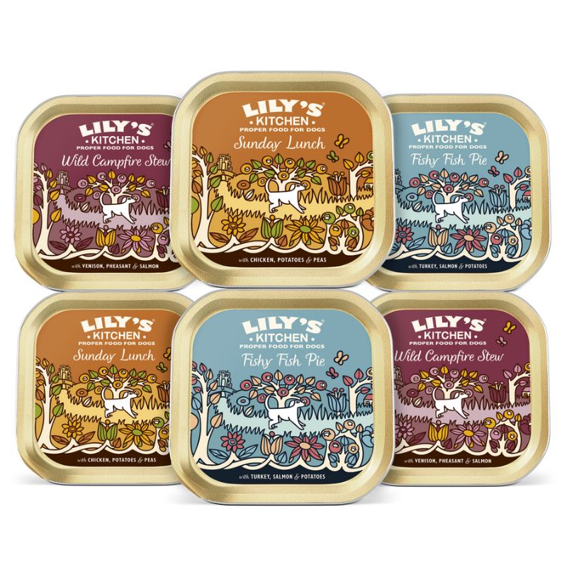 Lily's Kitchen - Wet Food For Dogs - Grain Free Recipes Multipack