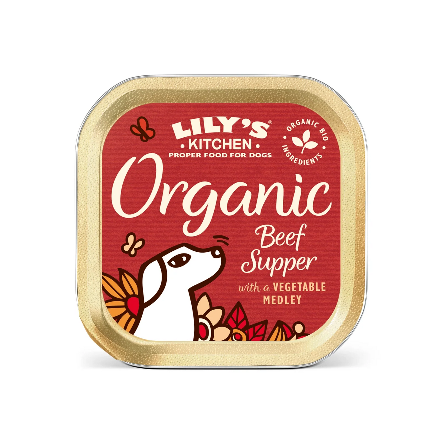 Lily's Kitchen - Wet Food For Dogs - Organic Beef Supper 150g