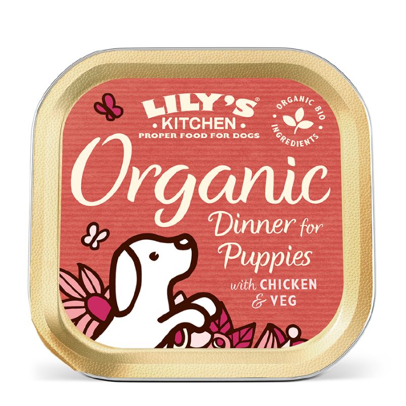 Lily's Kitchen - Wet Food For Dogs - Organic Dinner for Puppies 150g