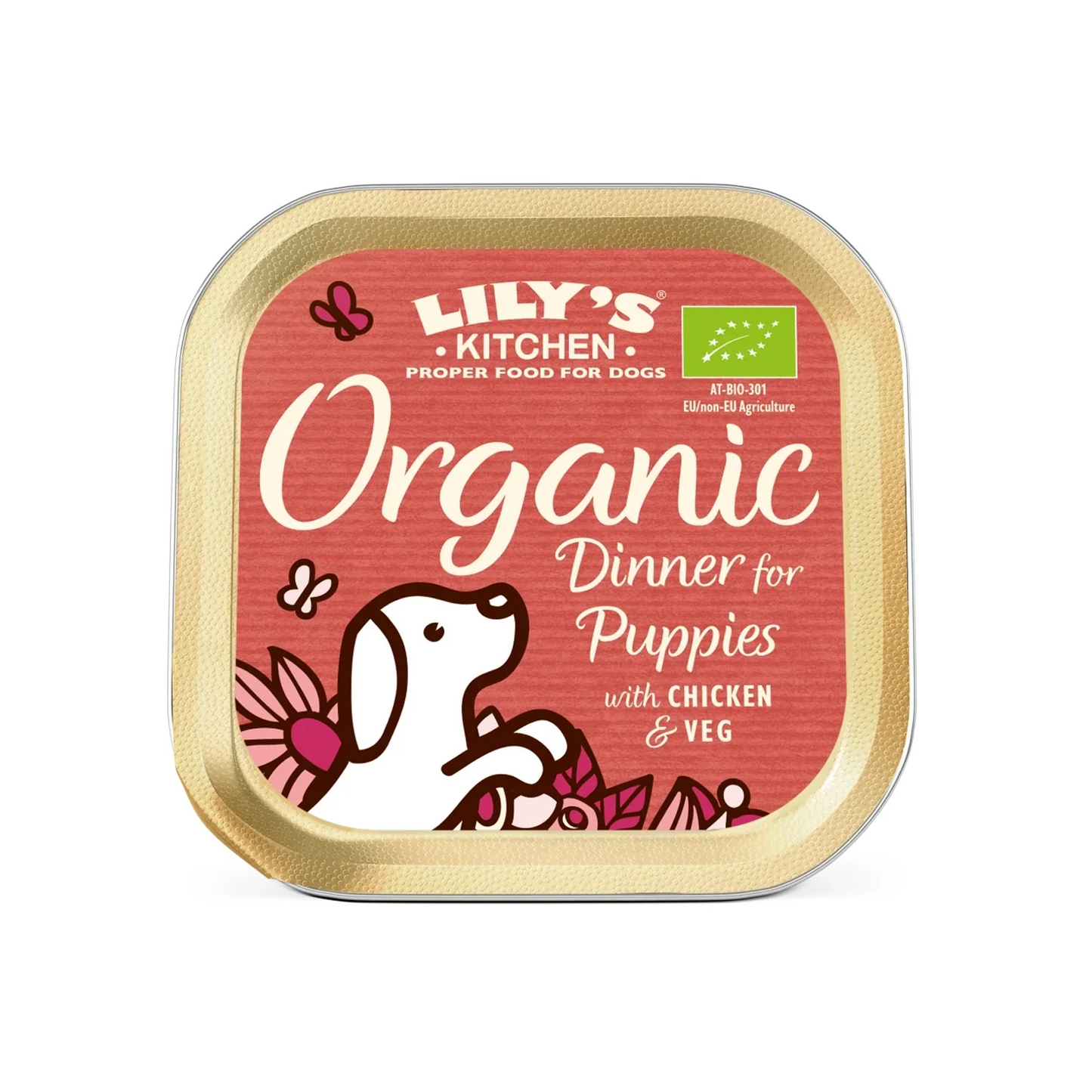 Lily's Kitchen - Wet Food For Dogs - Organic Dinner for Puppies 150g