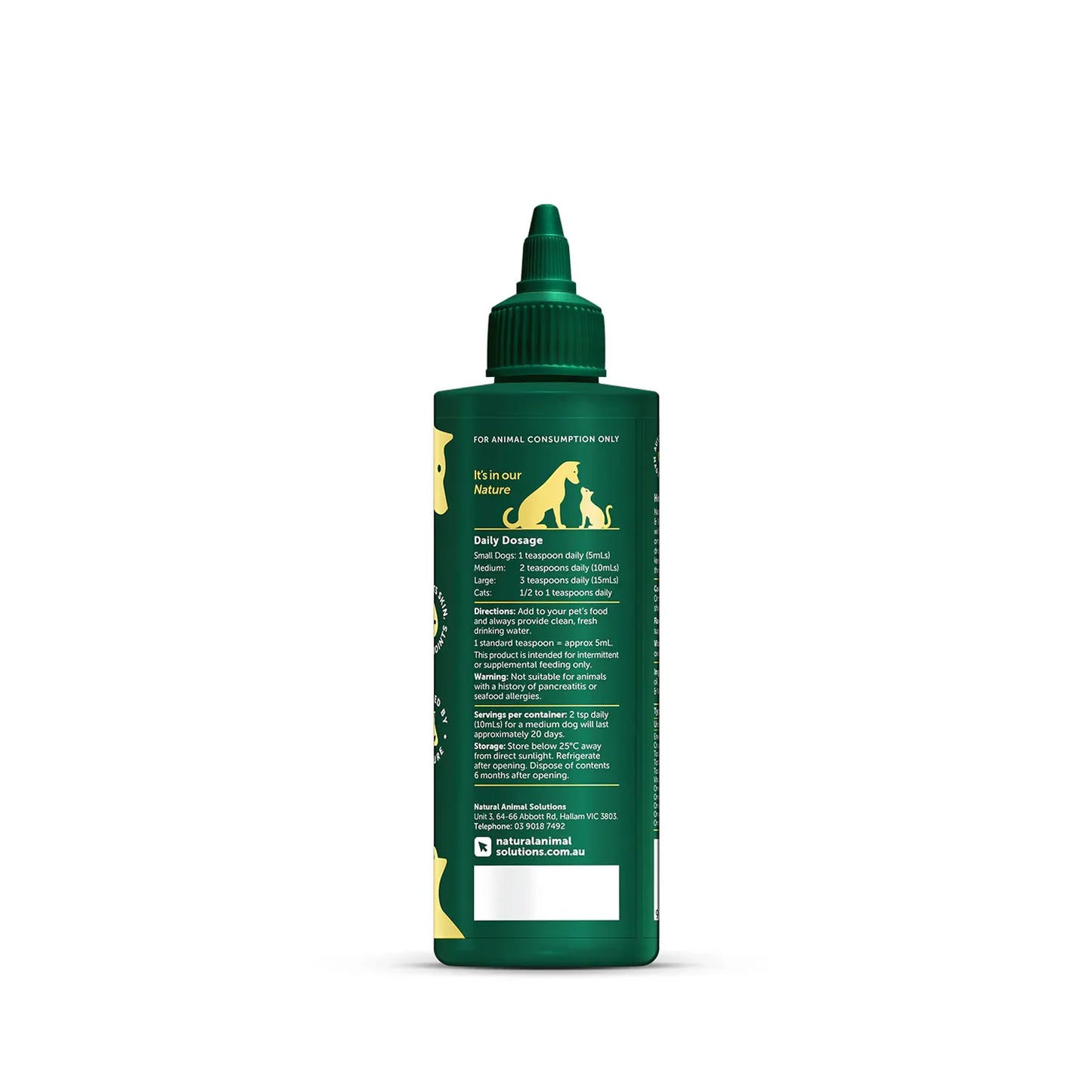Natural Animal Solutions | Omega Oil 3, 6 & 9 | Vetopia