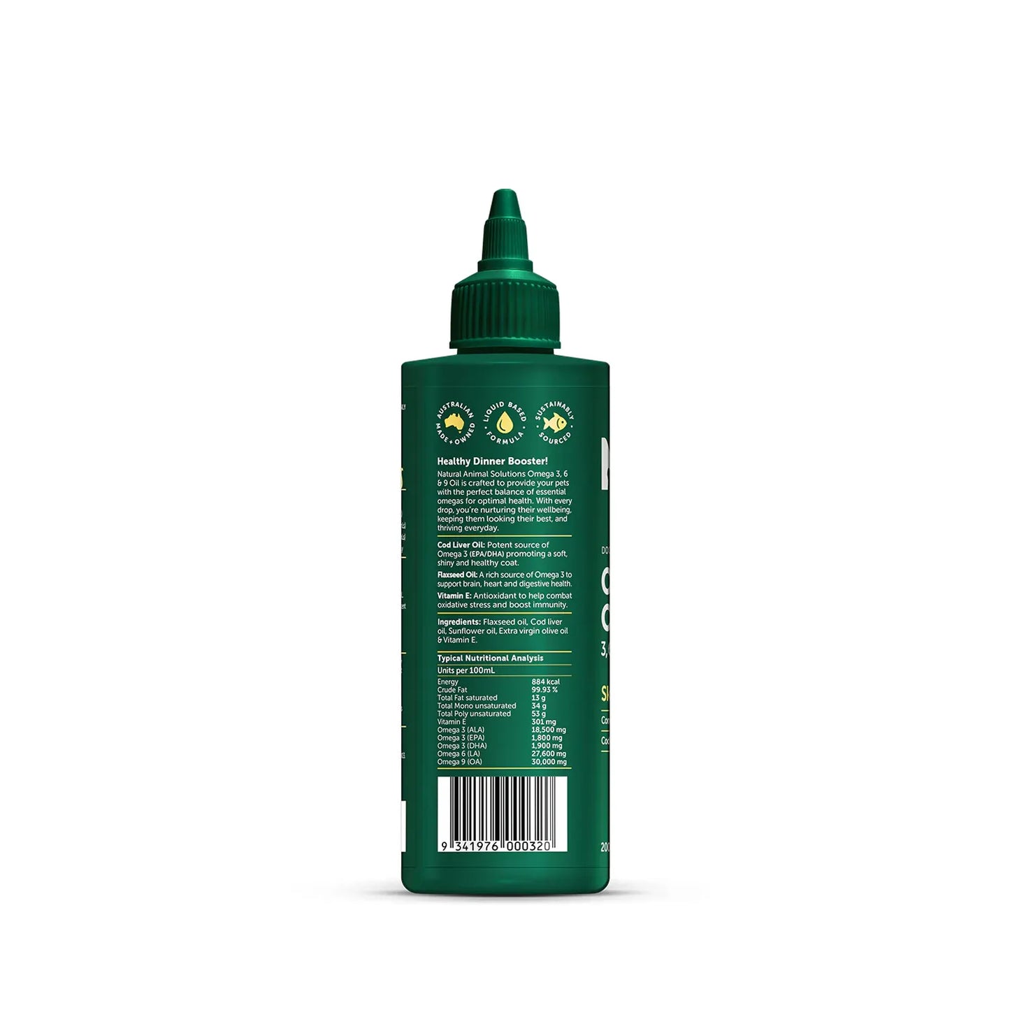 Natural Animal Solutions | Omega Oil 3, 6 & 9 | Vetopia