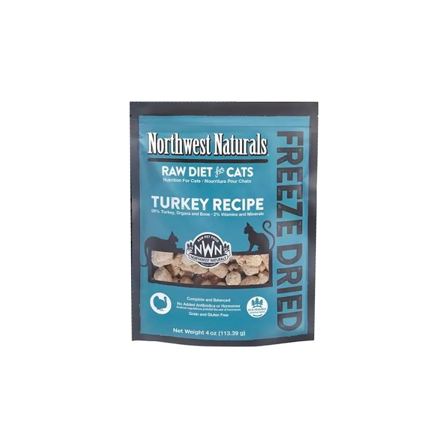 Northwest Naturals Freeze Dried Diets For Cats - Turkey Recipe