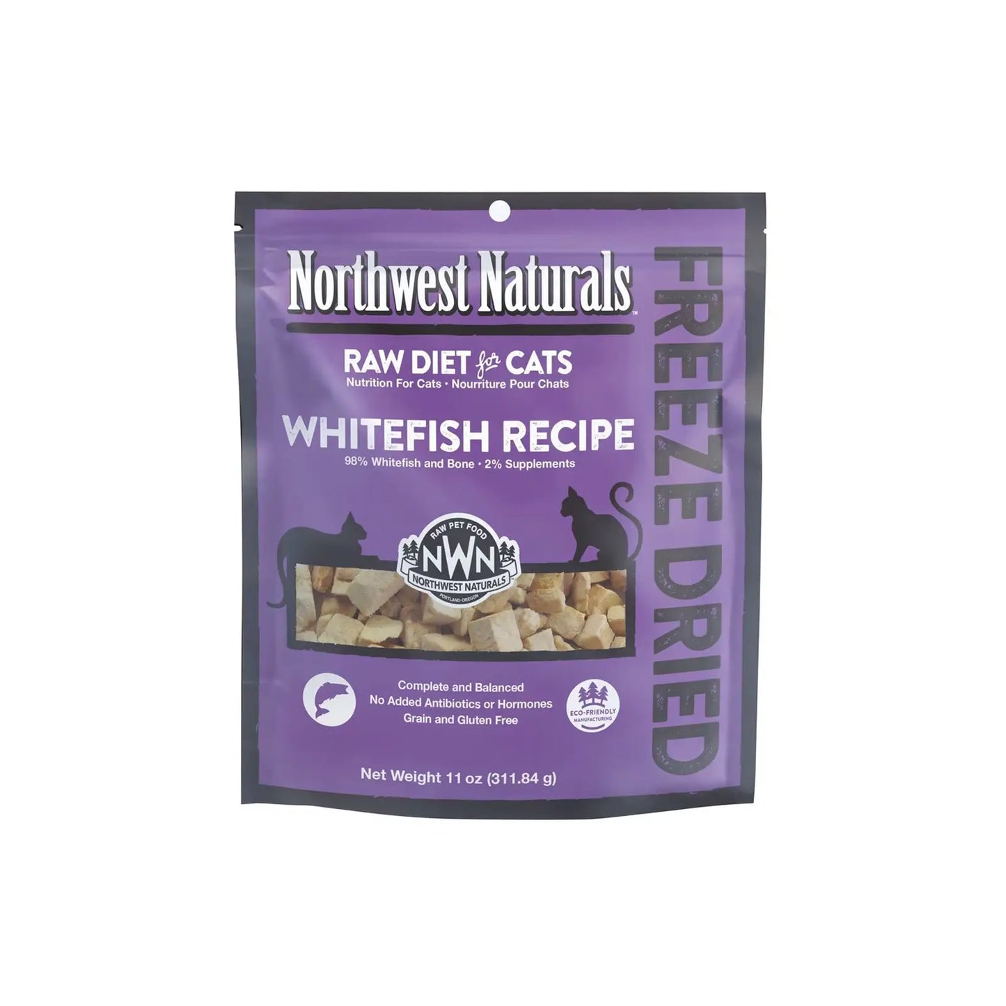 Northwest Naturals Freeze Dried Diets For Cats - Whitefish Recipe