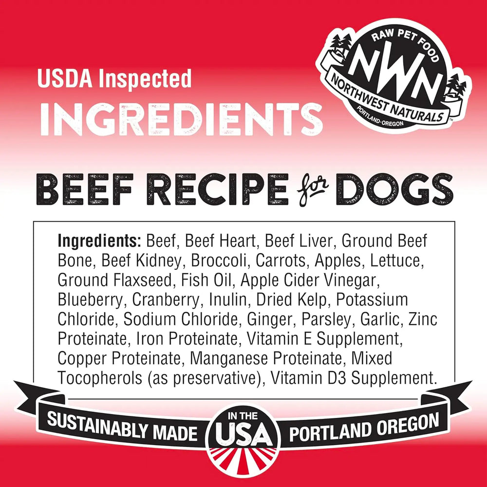 Northwest Naturals Freeze Dried Diets For Dogs - Beef Recipe 12oz