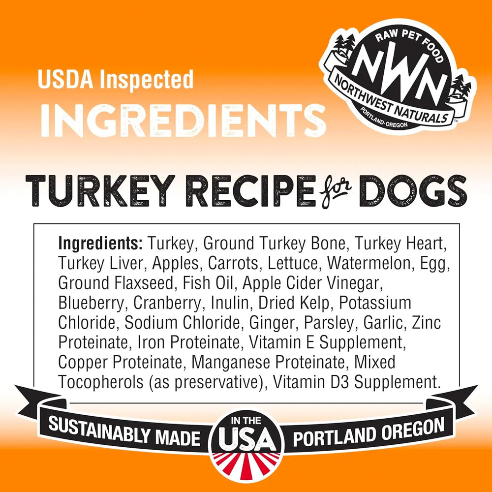 Northwest Naturals Freeze Dried Diets For Dogs - Turkey Recipe 12oz