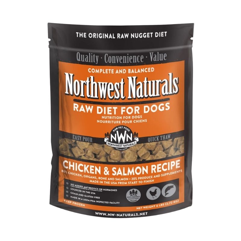 Northwest Naturals Freeze Dried Diets for Dogs - Chicken and Salmon Recipe 12oz