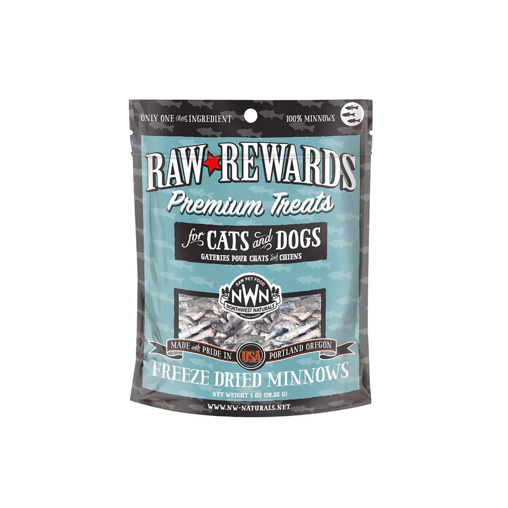 Northwest Naturals Raw Rewards Freeze Dried Treats For Dogs And Cats - Minnows 28.35g