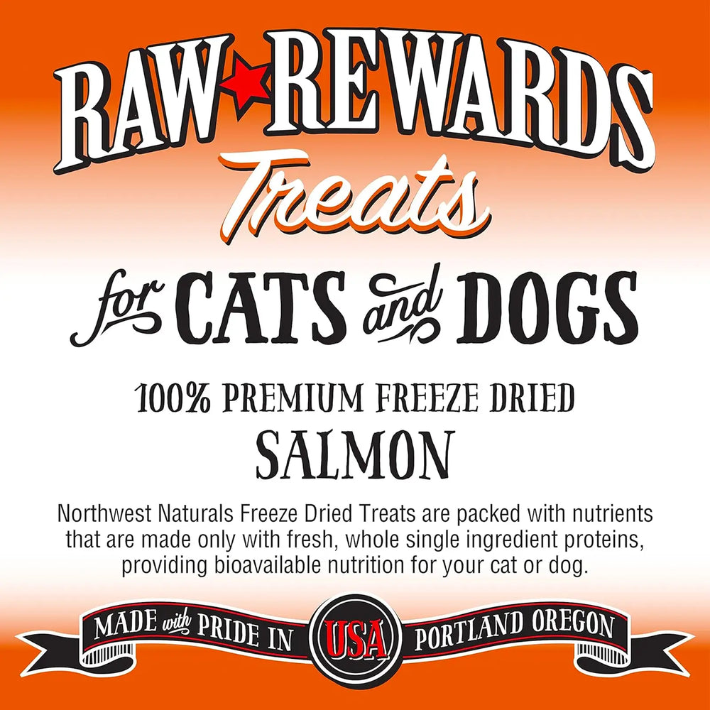 Northwest Naturals Raw Rewards Freeze Dried Treats For Dogs And Cats - Salmon 85g