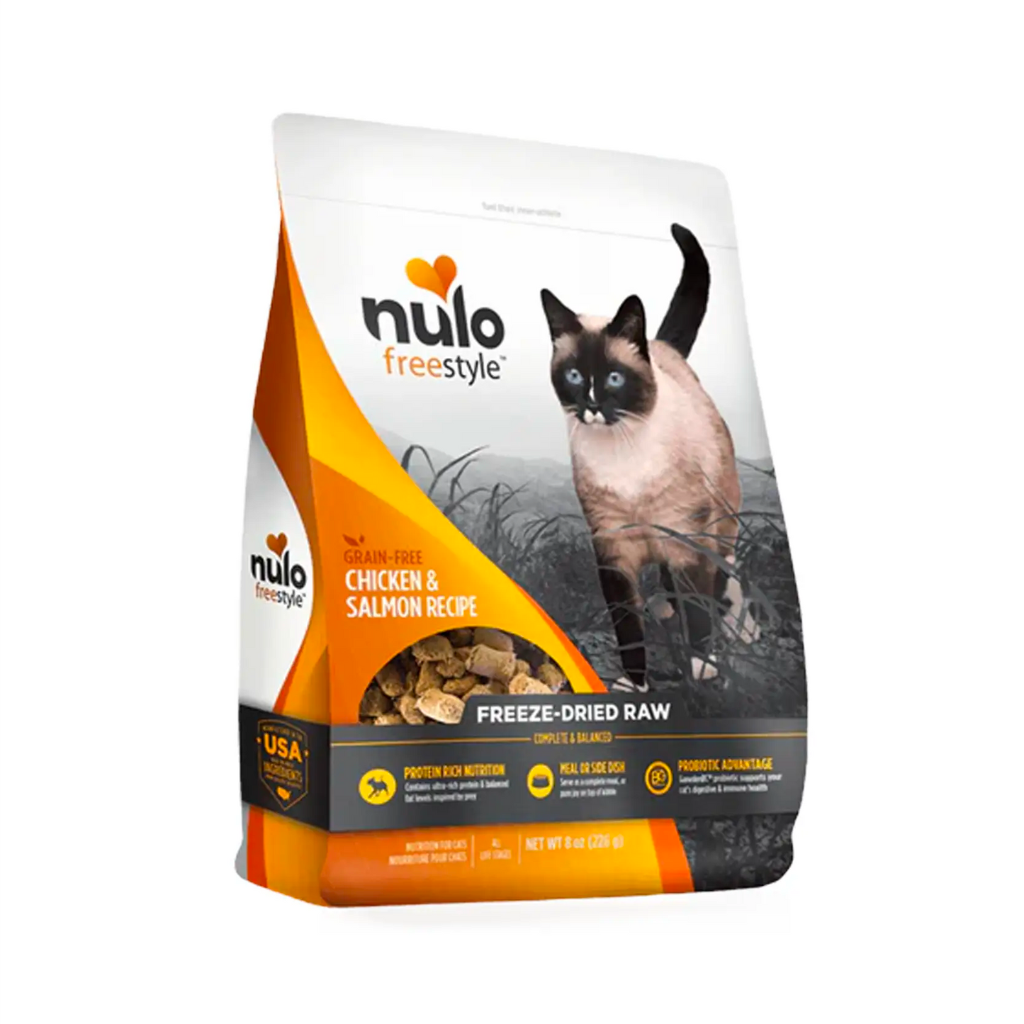 Nulo Freestyle Freeze-Dried Raw Cat Food - Chicken & Salmon