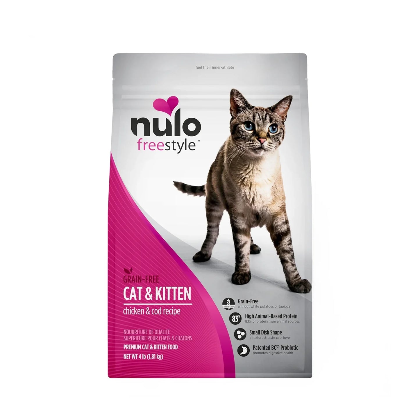 Nulo Freestyle Grain Free Cat Food For Kittens & Adults - Chicken & Cod Recipe

