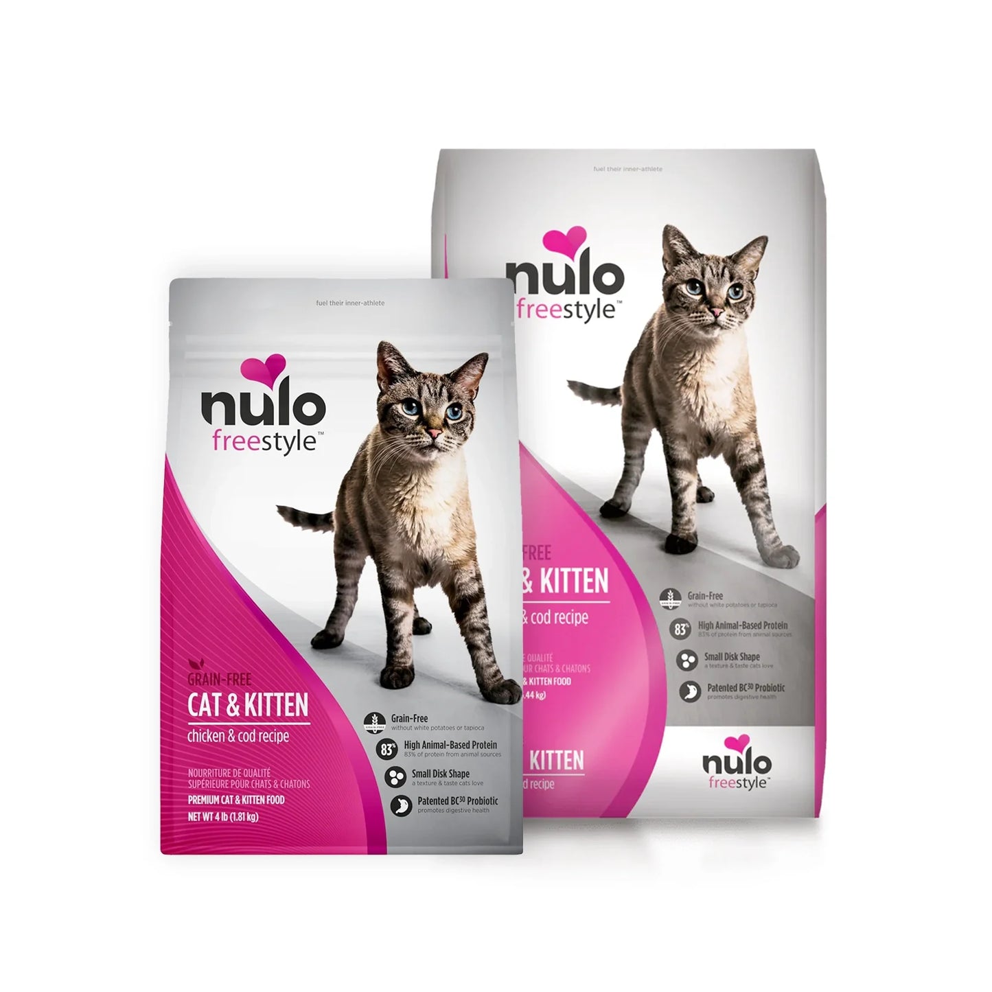 Nulo Freestyle Grain Free Cat Food For Kittens & Adults - Chicken & Cod Recipe
