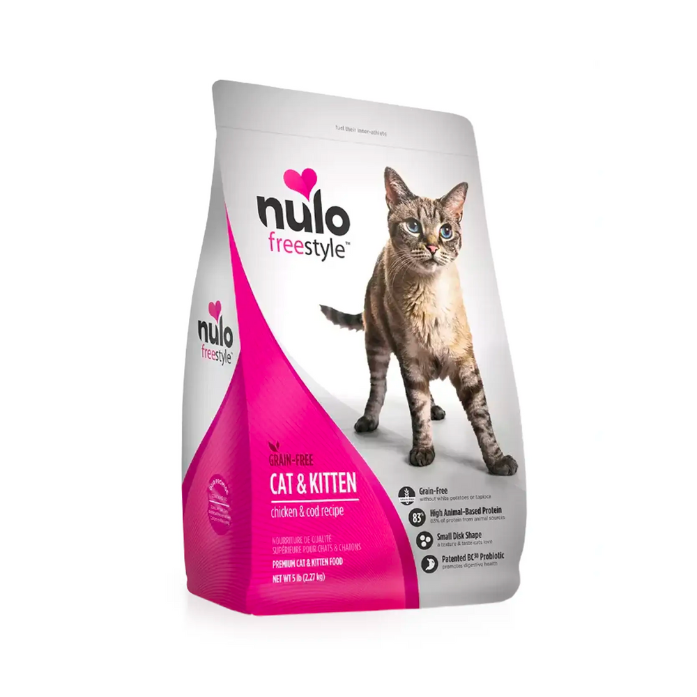 Nulo Freestyle Grain Free Cat Food For Kittens & Adults - Chicken & Cod Recipe