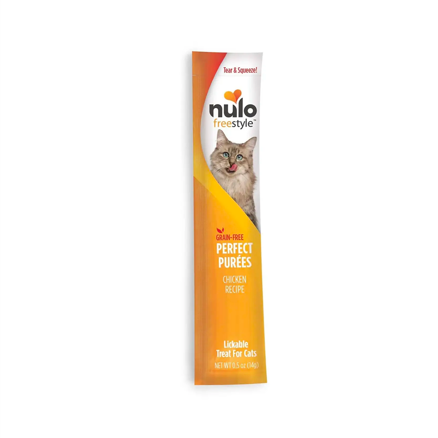Nulo Freestyle Grain Free Perfect Puree Cat Treat - Chicken 14g