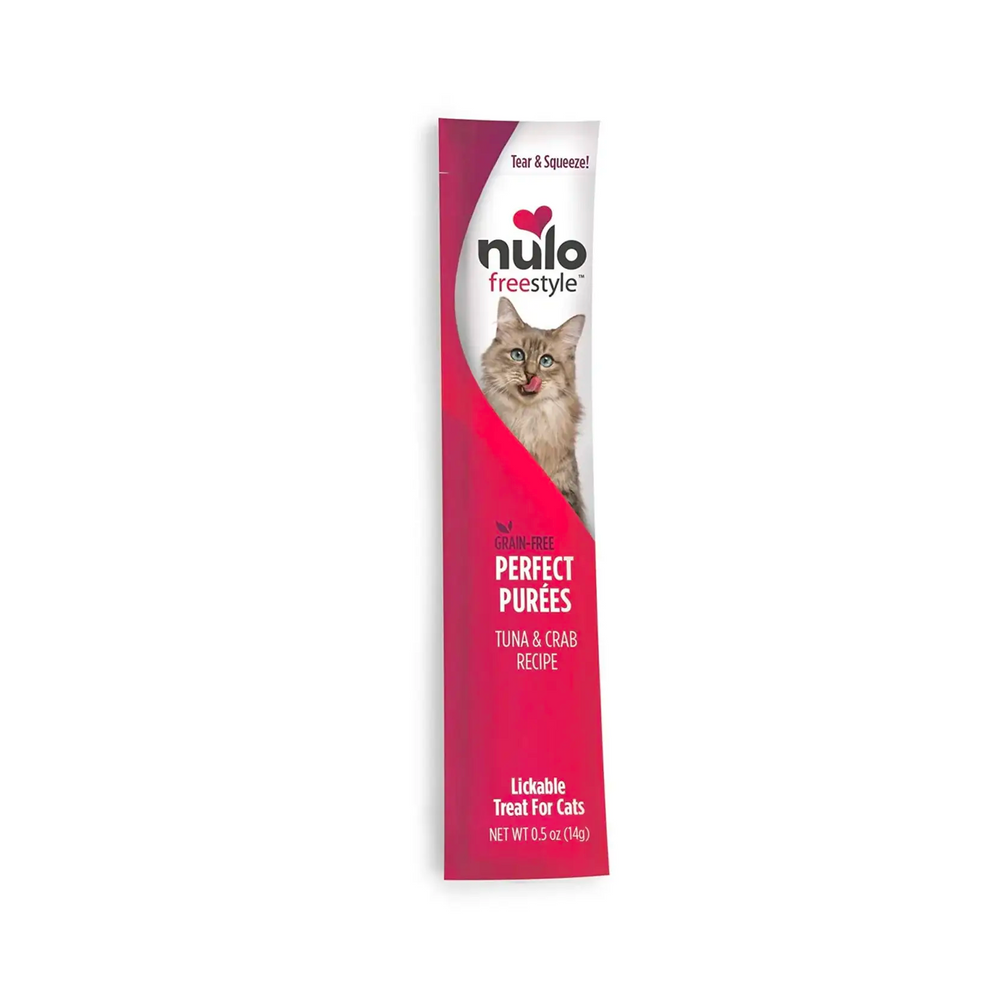 Nulo Freestyle Grain Free Perfect Puree Cat Treat - Tuna & Crab 14g