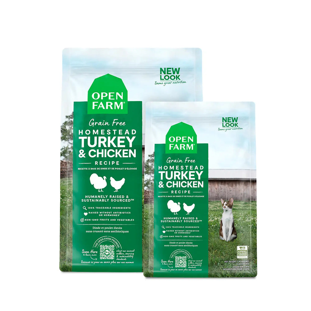 Open Farm Grain Free Cat Food Homestead Turkey & Chicken Recipe