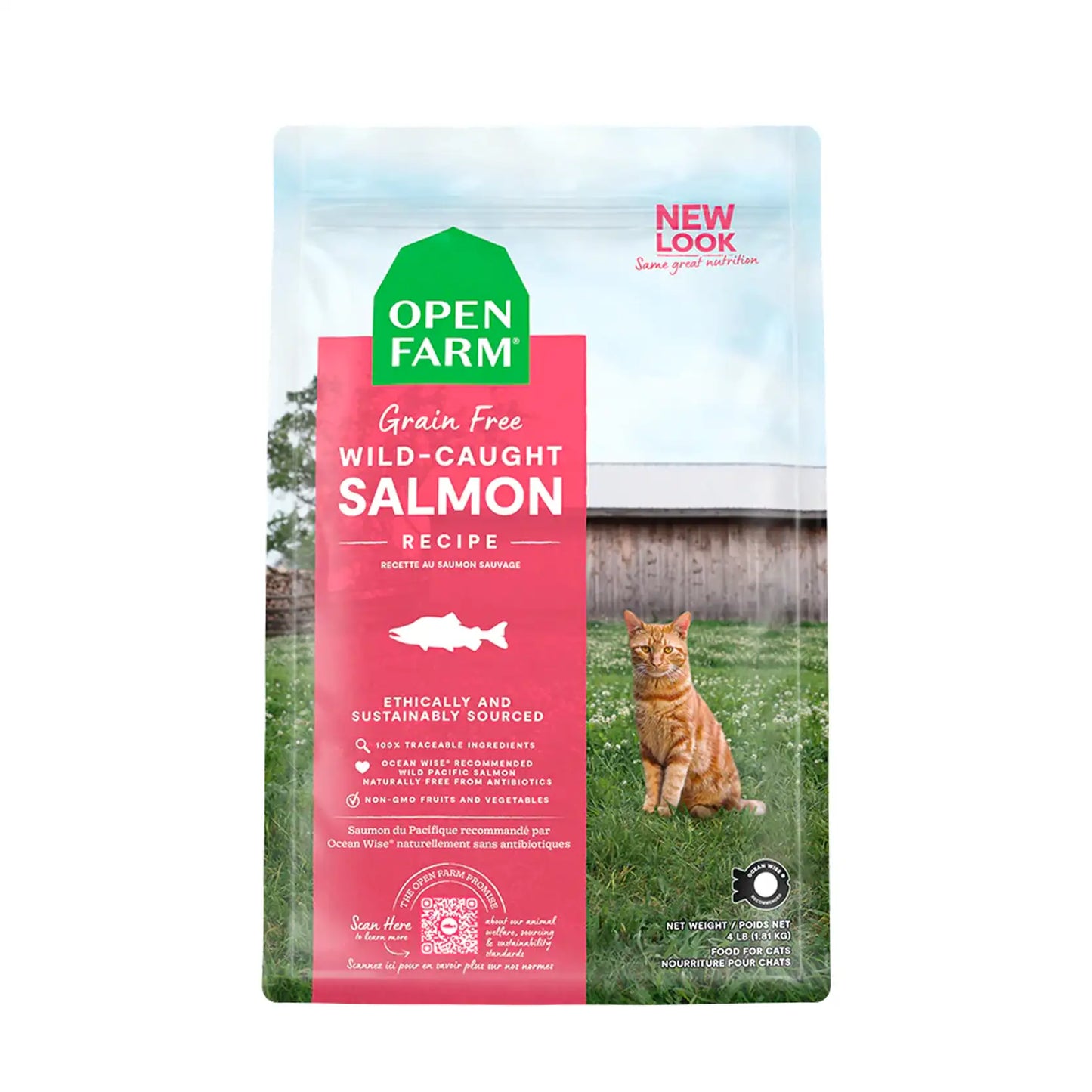 Open Farm Grain Free Cat Food Wild-Caught Salmon Recipe