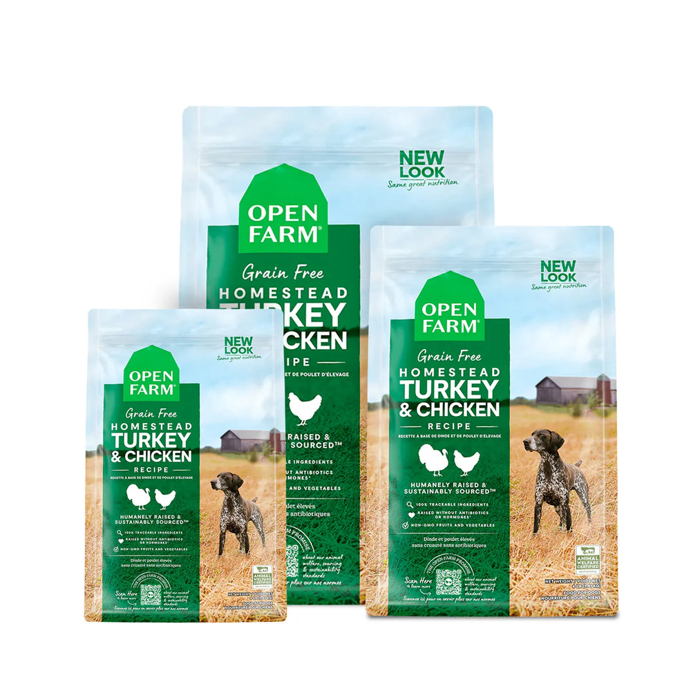 Open Farm Grain Free Dog Food Homestead Turkey & Chicken Recipe