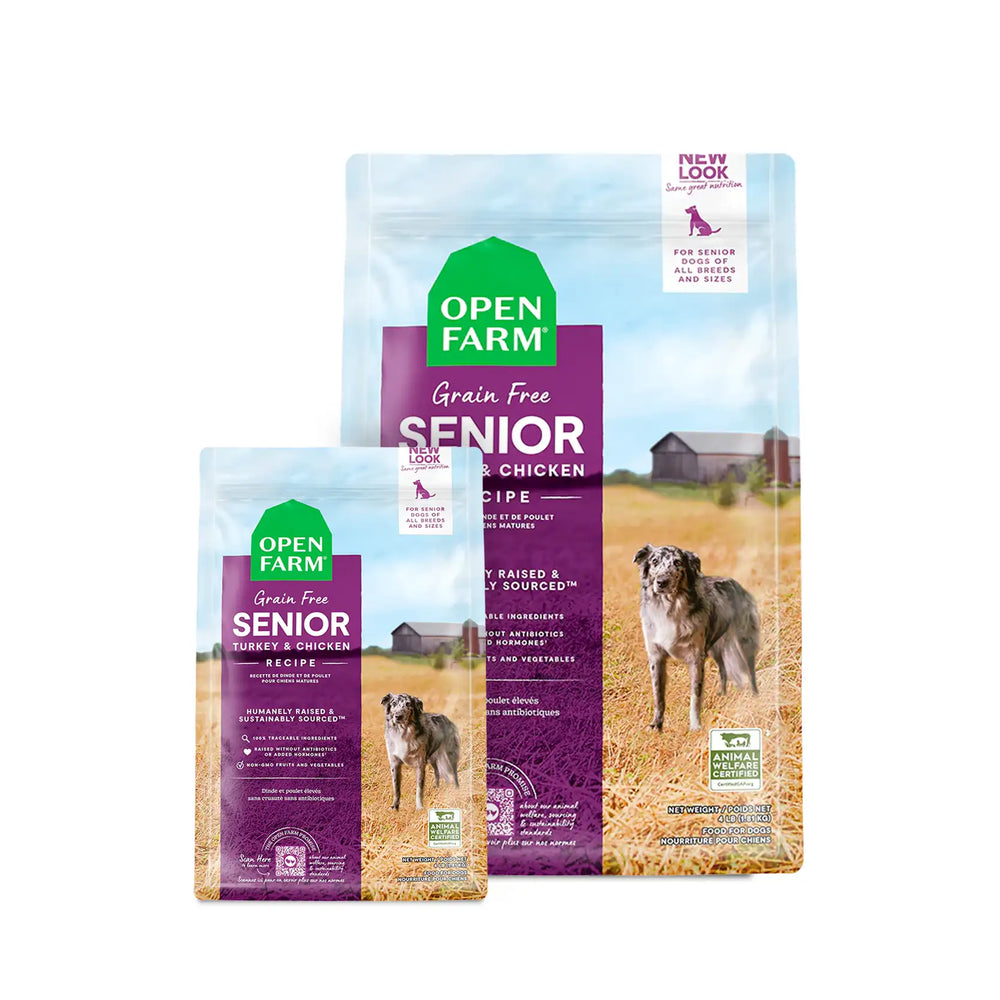 Open Farm Grain Free Senior Dog Food Turkey & Chicken Recipe