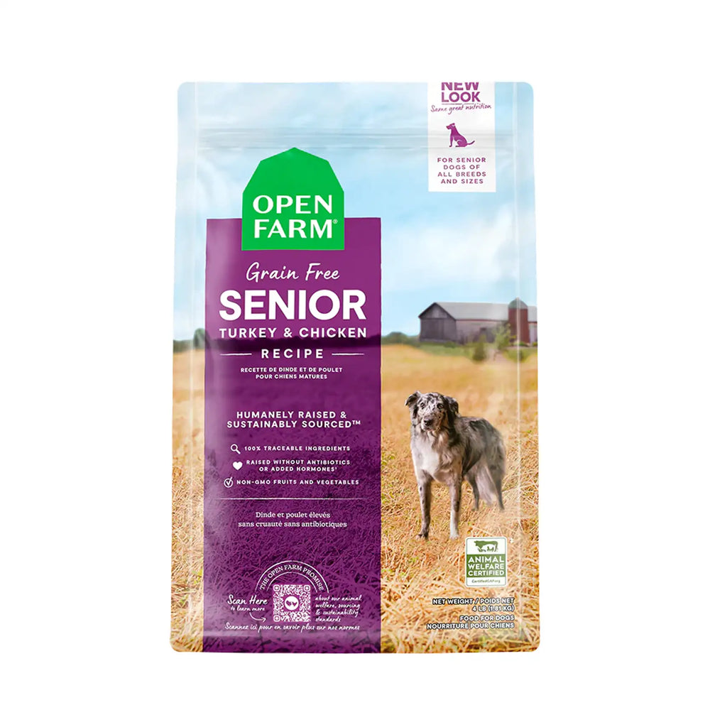 Open Farm Grain Free Senior Dog Food Turkey & Chicken Recipe